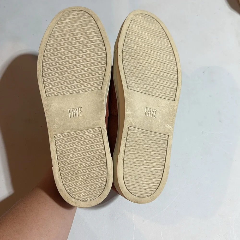 Frye “Ros” Rust Suede Slip-On Sneakers - Picture 4 of 8